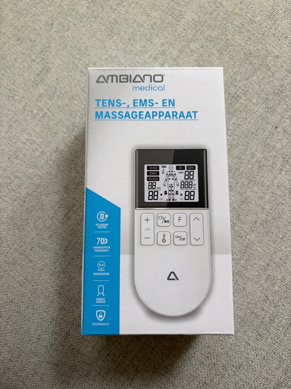 TENS-, EMS- en massageapparaat, Sport en Fitness, Ophalen of Verzenden, Nieuw, Overige typen