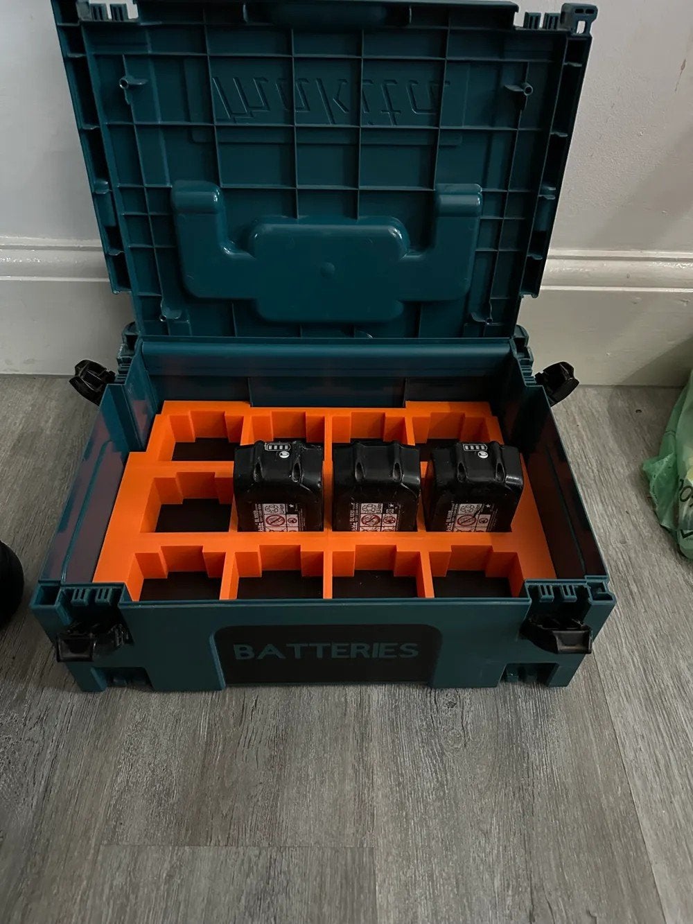 3D Geprinte Makita Accubakken voor Mbox Type 1, 2, 3, Ophalen of Verzenden, Nieuw, Gereedschapsopslag, Makita