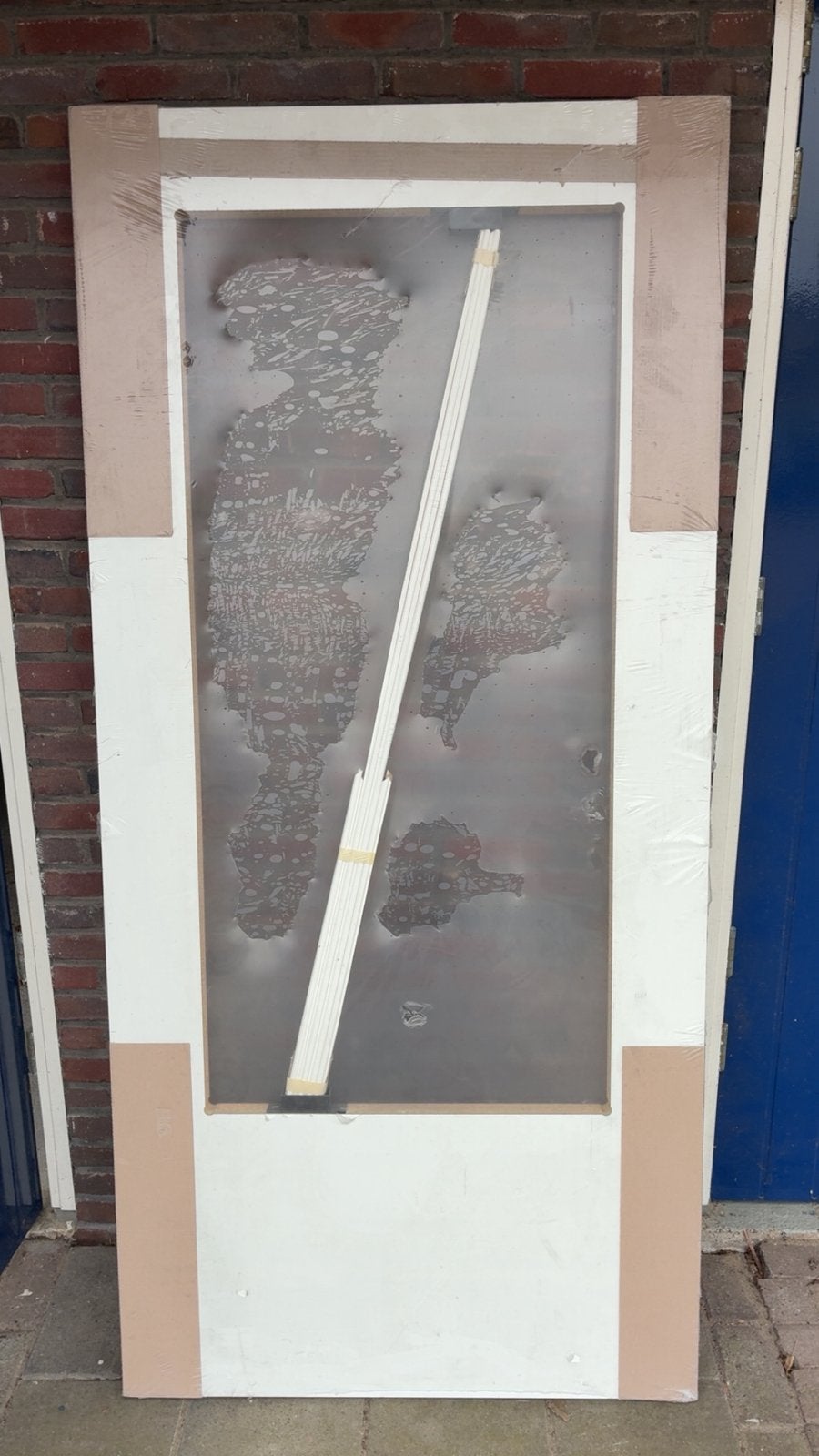 Nieuwe Skantrae opdekdeur 201,5 x 95,4 cm – wit, Doe-het-zelf en Verbouw, Deuren en Horren, Ophalen, 80 tot 100 cm, Binnendeur