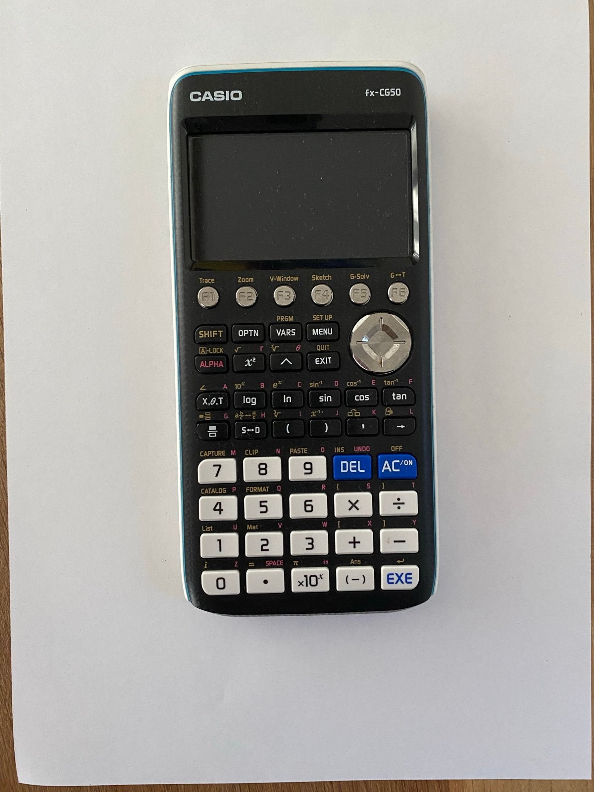 Casio fx-CG50 grafische rekenmachine met extra beschermhoes, Ophalen, Grafische rekenmachine, Zo goed als nieuw