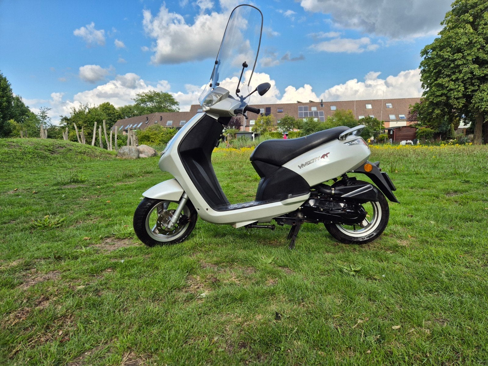 Peugeot Vivacity 4T - 50cc Scooter met bagagedrager 20277km, Ophalen of Verzenden, Gebruikt, Benzine, Vivacity