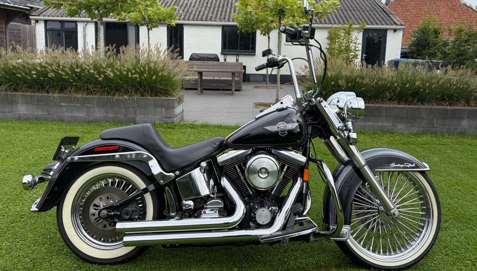 Harley davidson heritage nostalgia 1995 evo, Motoren, 2 cilinders, Chopper, Particulier