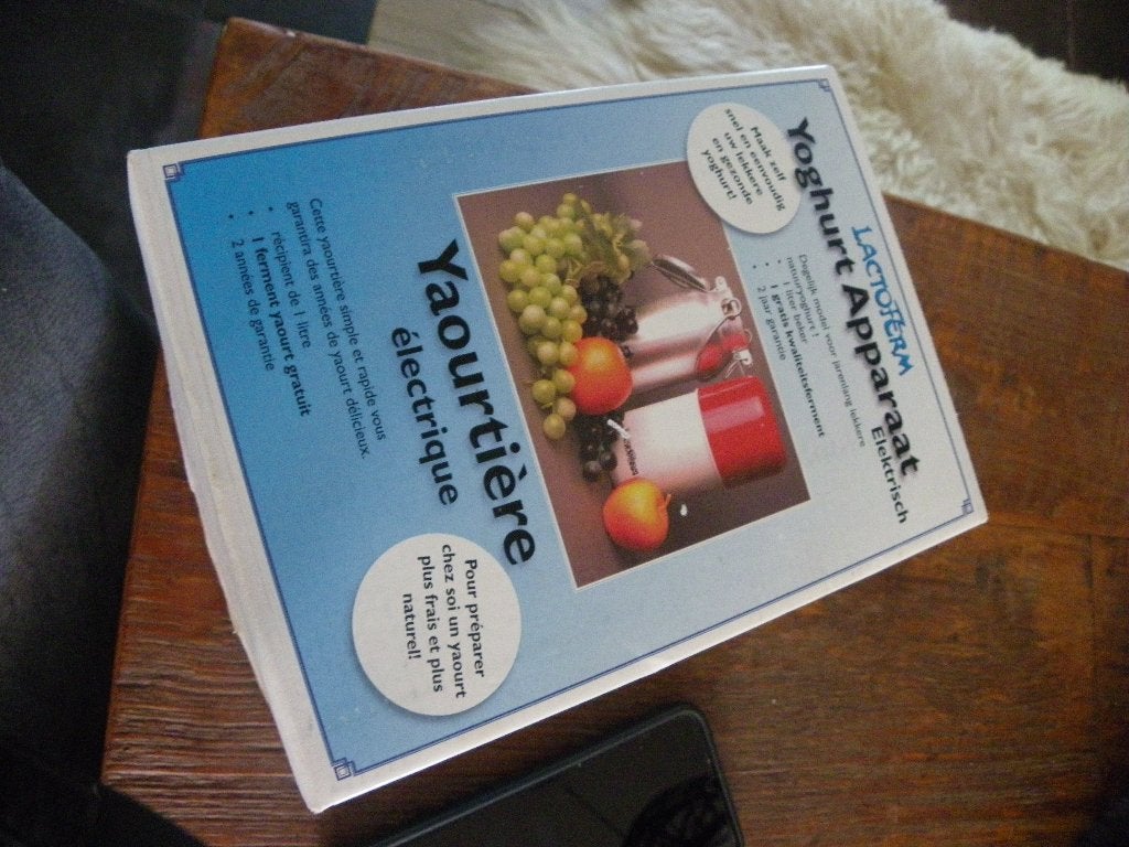 elektrische yoghurt en kefirmaker, Ophalen of Verzenden, Zo goed als nieuw, Kunststof, Wit