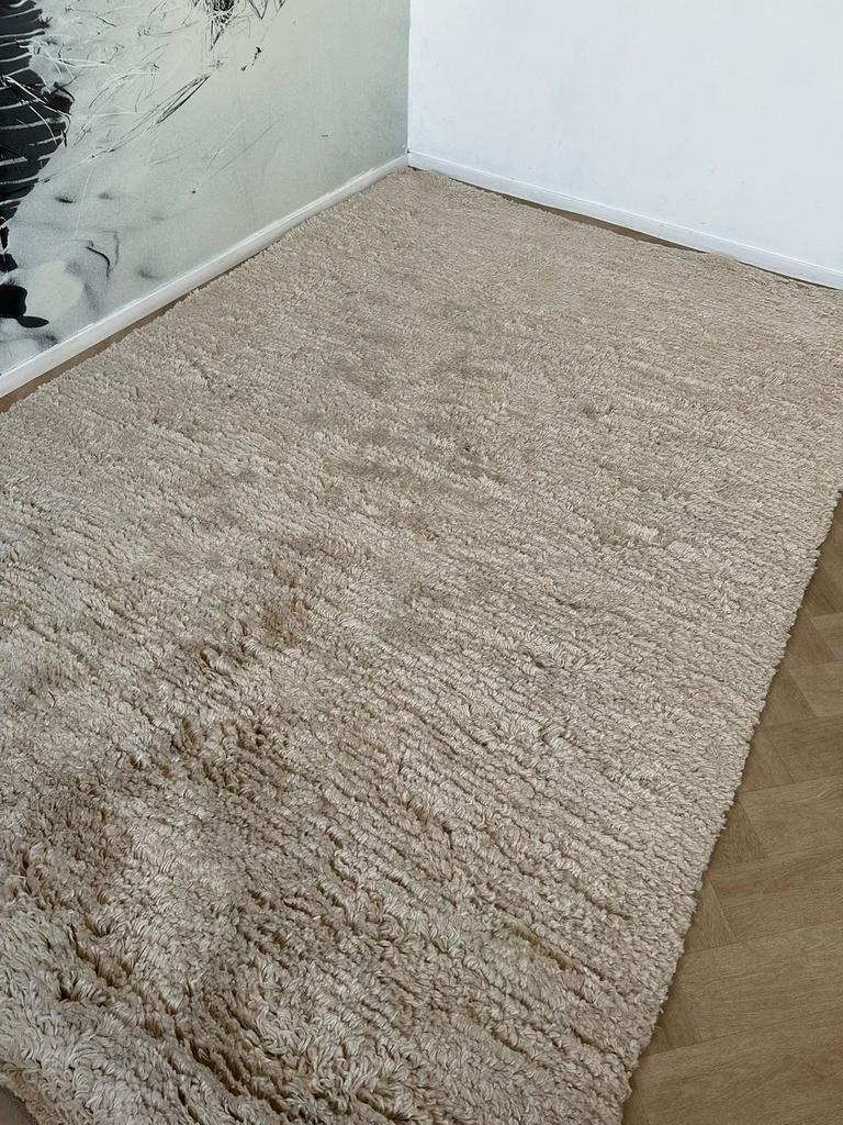 Brinker vloerkleed Berbero beige 200x290, Beige, 200 cm of meer, Ophalen of Verzenden, Zo goed als nieuw