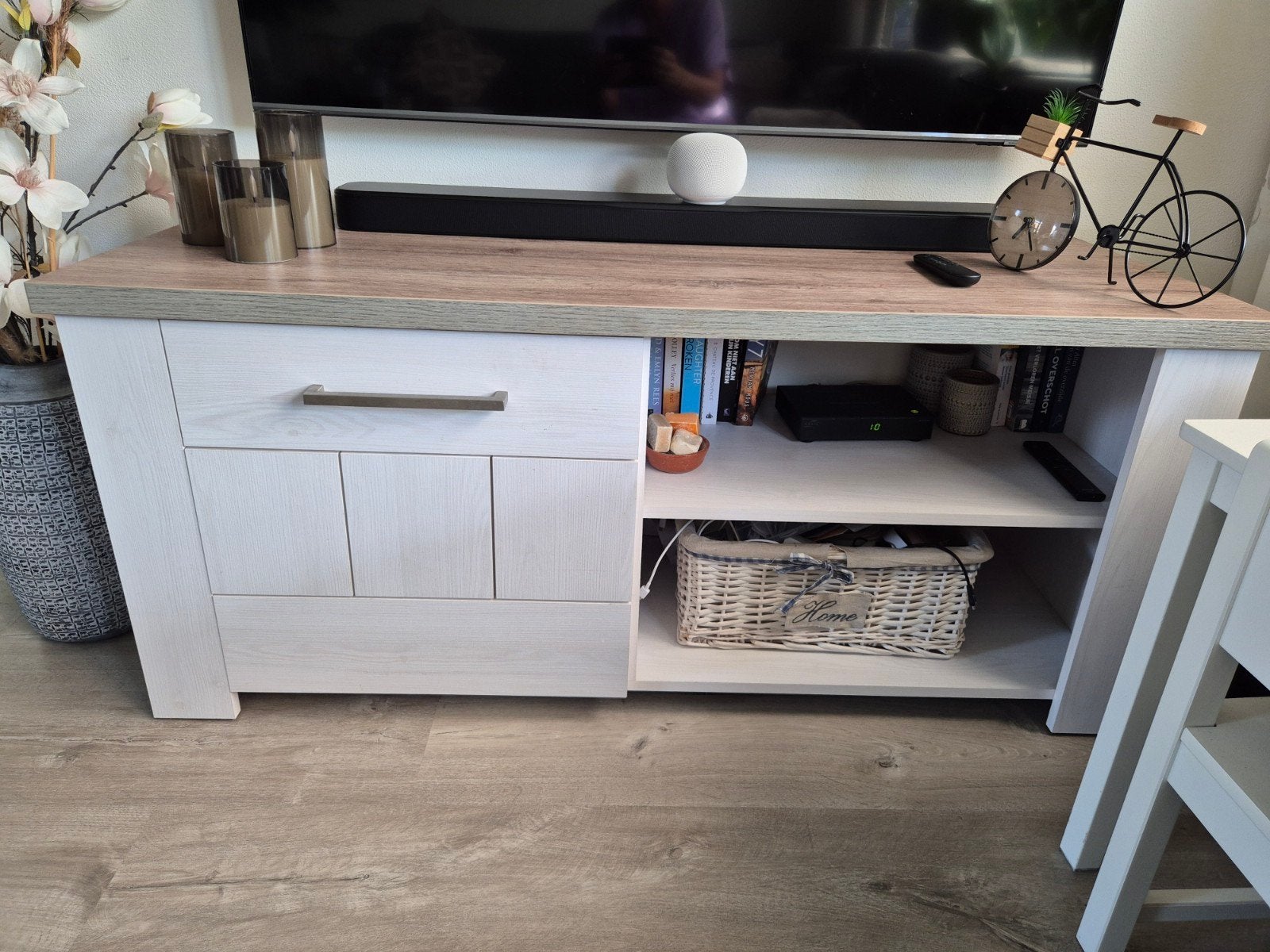 vanaf eind augustus gratis op te halen. Salontafel en TV-meu, Ophalen, Gebruikt, 100 tot 150 cm, Minder dan 100 cm