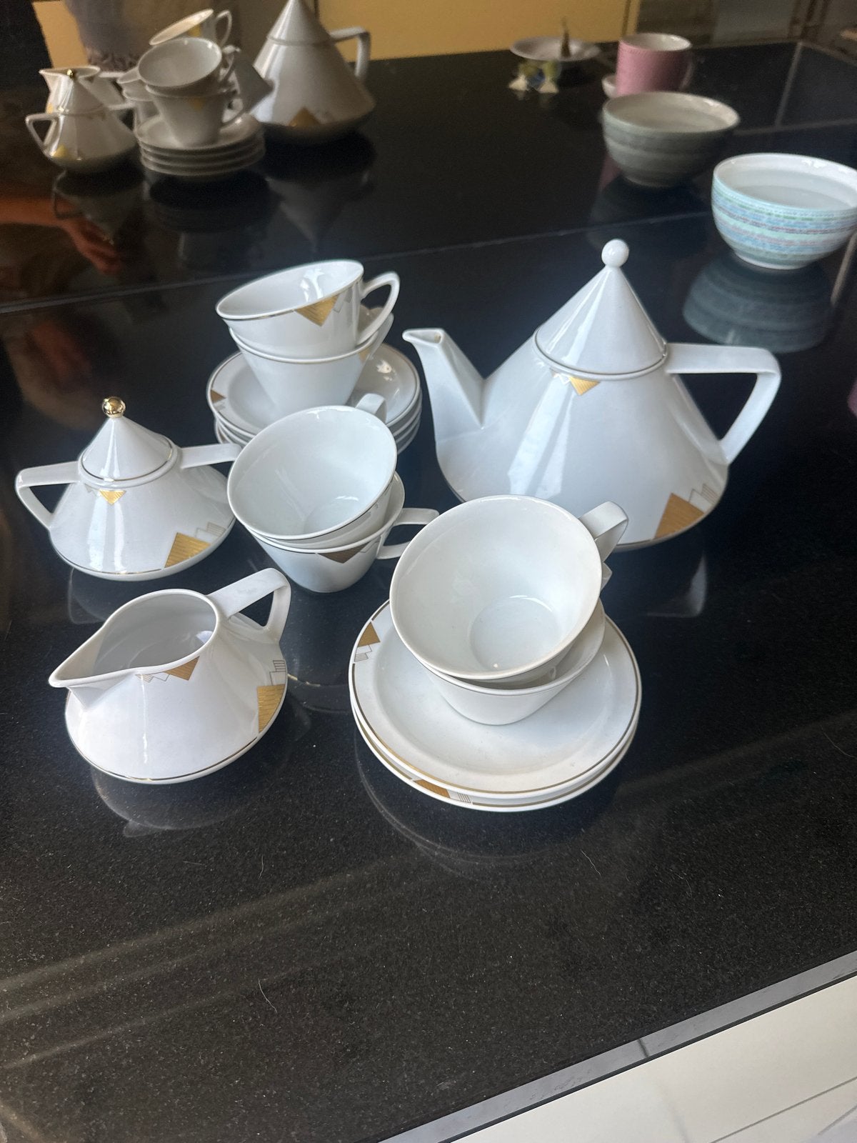 Mitterteich Bavaria Porseleinen Koffie-/Theeservies, Ophalen