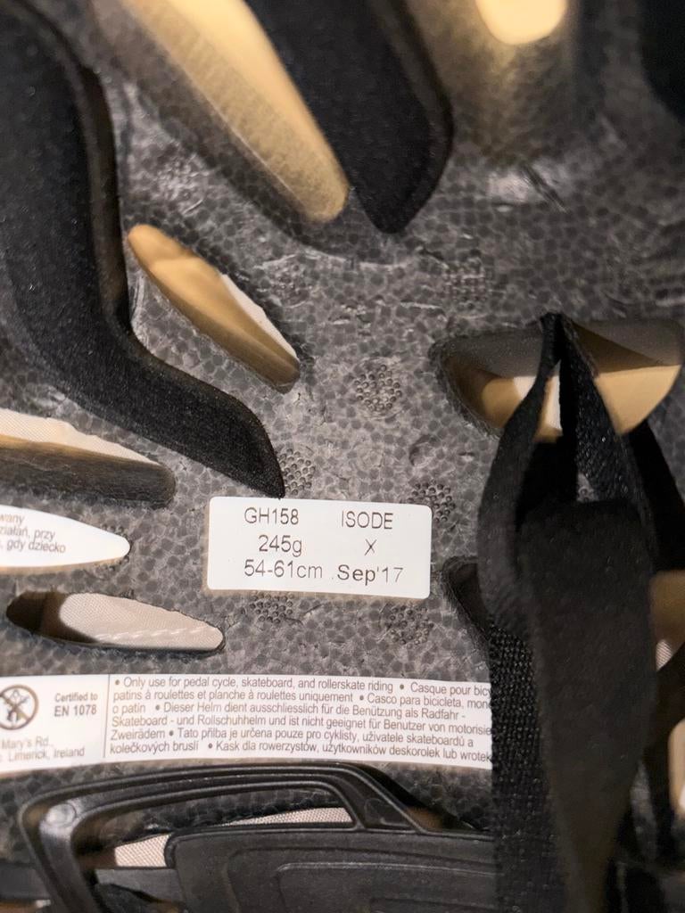 Giro GH158 ISODE Fietshelm - Zwart, Maat 54-61cm, Ophalen, Gebruikt, Overige maten, Heer of Dame