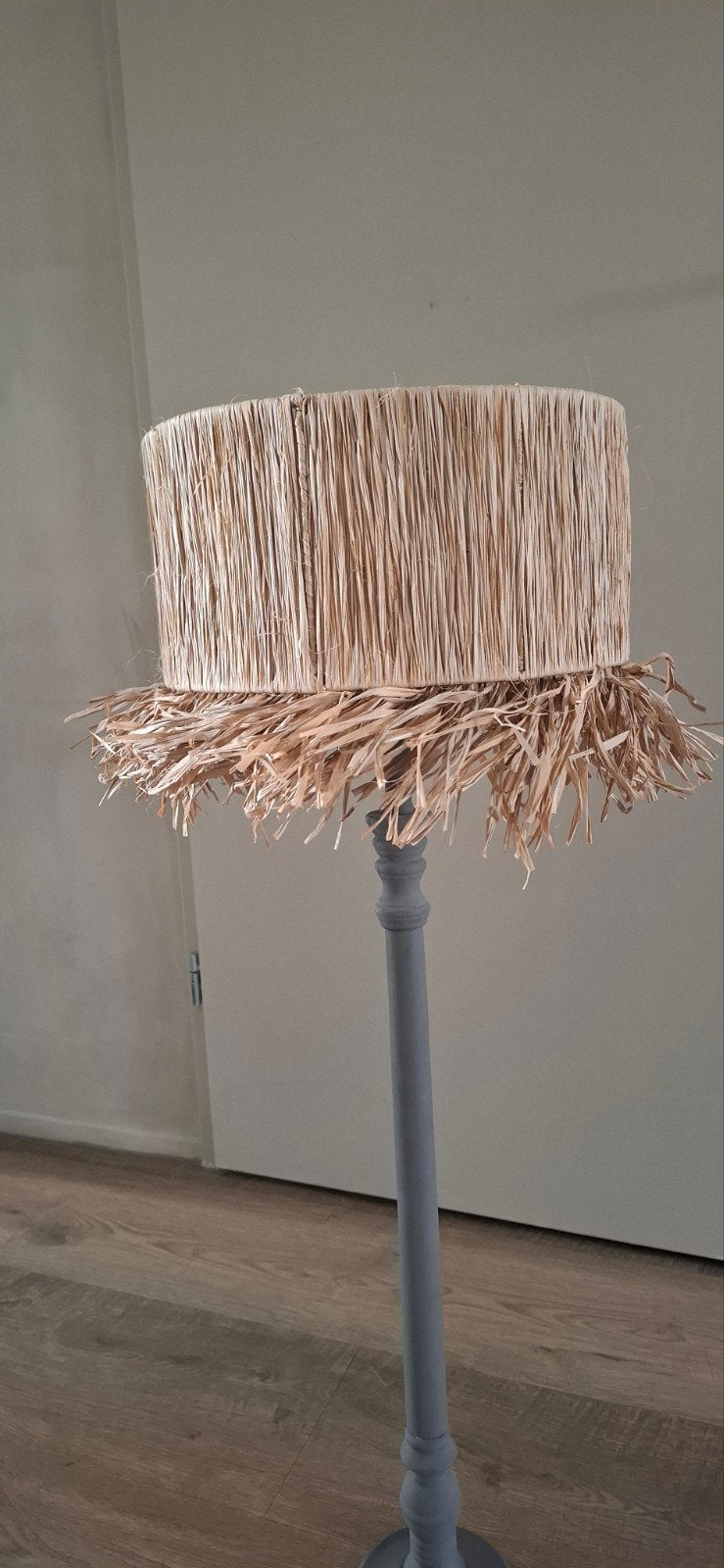 Rieten lampenkap, Ophalen of Verzenden, Nieuw, Minder dan 100 cm