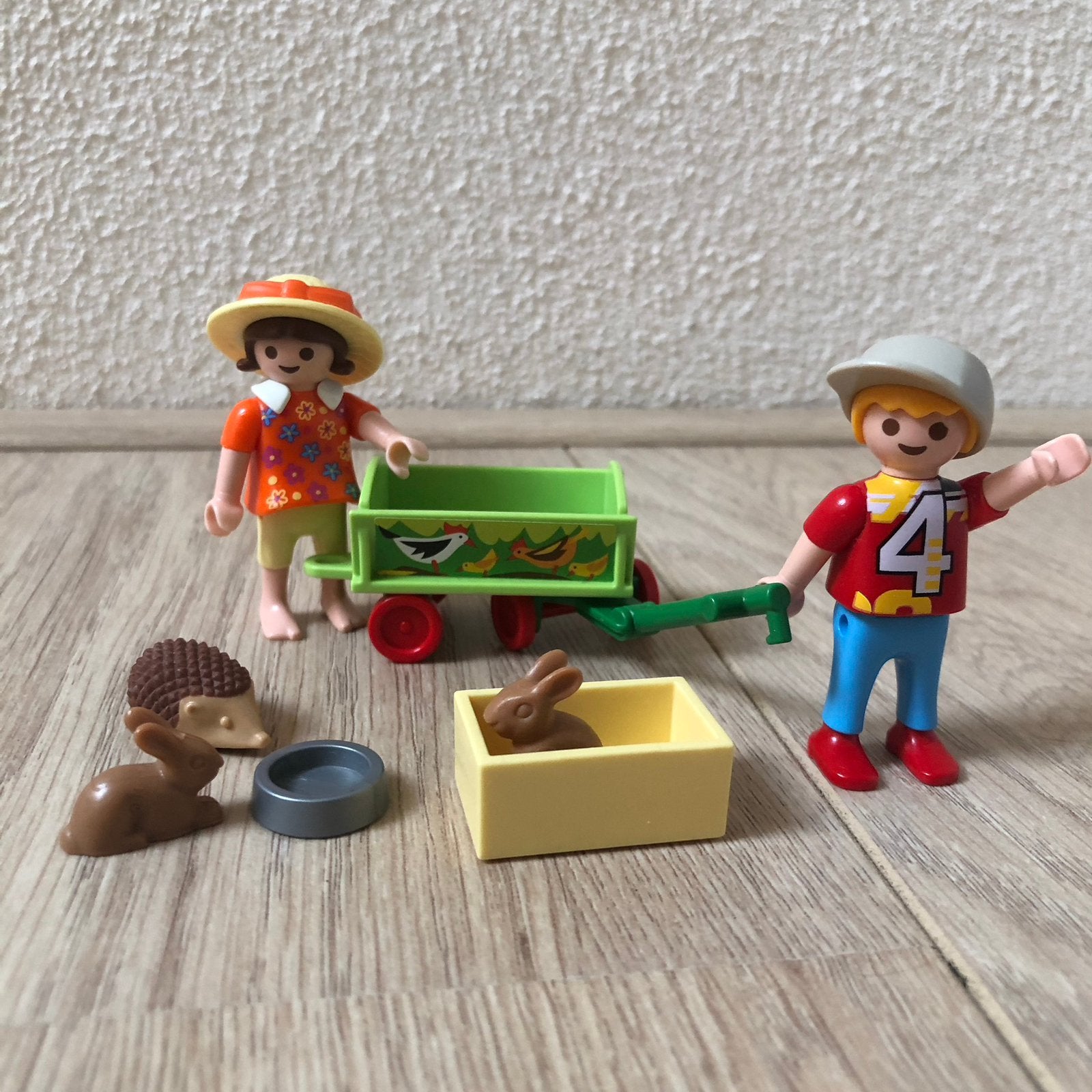 Playmobil 4349 Bolderwagen met dieren en kinderen compleet!, Kinderen en Baby's, Ophalen of Verzenden, Zo goed als nieuw