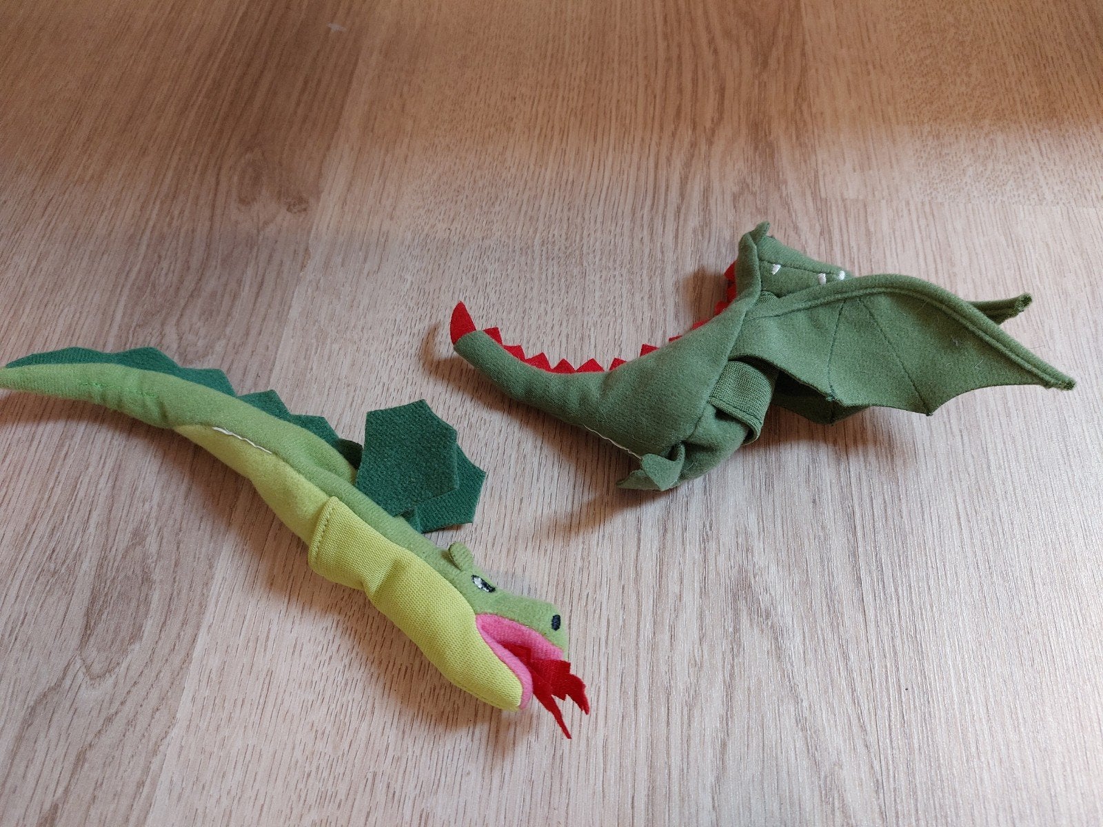IKEA 2x draak vingerpop, Ophalen of Verzenden