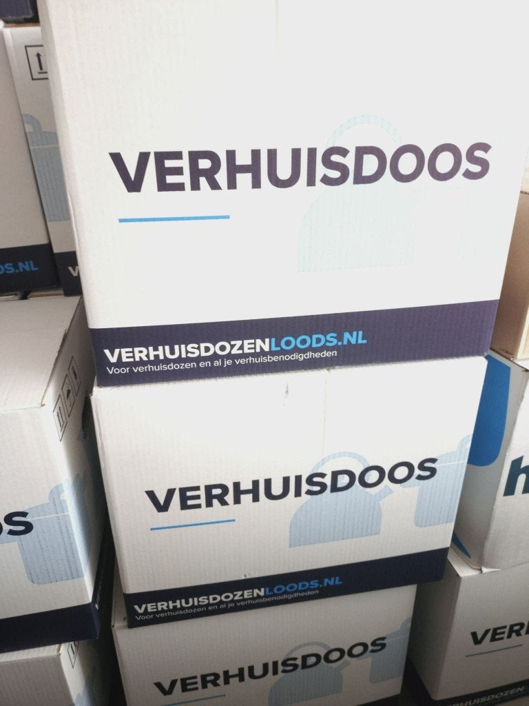 Verhuisdoos 30 stuks, Ophalen, Doos, Opvouwbaar, Minder dan 35 cm