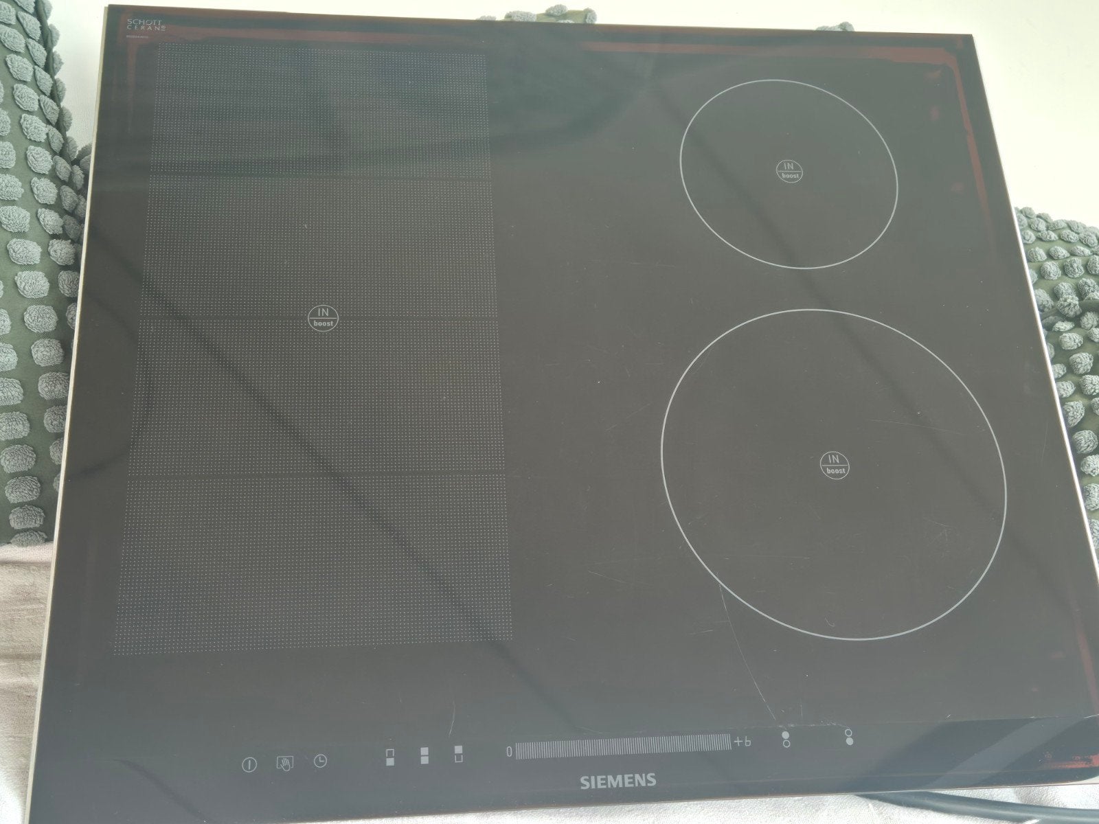 Siemens Inductiekookplaat E-N1 EH675MN1E/20 - 4 zones, Ophalen, Gebruikt, 4 kookzones, Inbouw