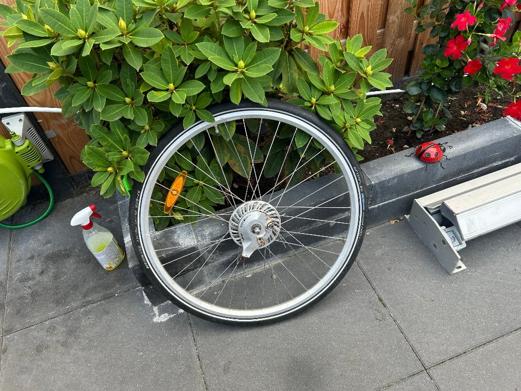 tk:Achterwiel 28 inch 8 NEXUS versnellingen rollerbrakes, Fietsen en Brommers, Fietsonderdelen, Wiel, Gebruikt, Ophalen of Verzenden