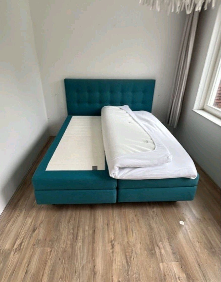 Fris Auping bed in uitstekende staat (logeerbed), Ophalen, 210 cm, Tweepersoons, Zo goed als nieuw