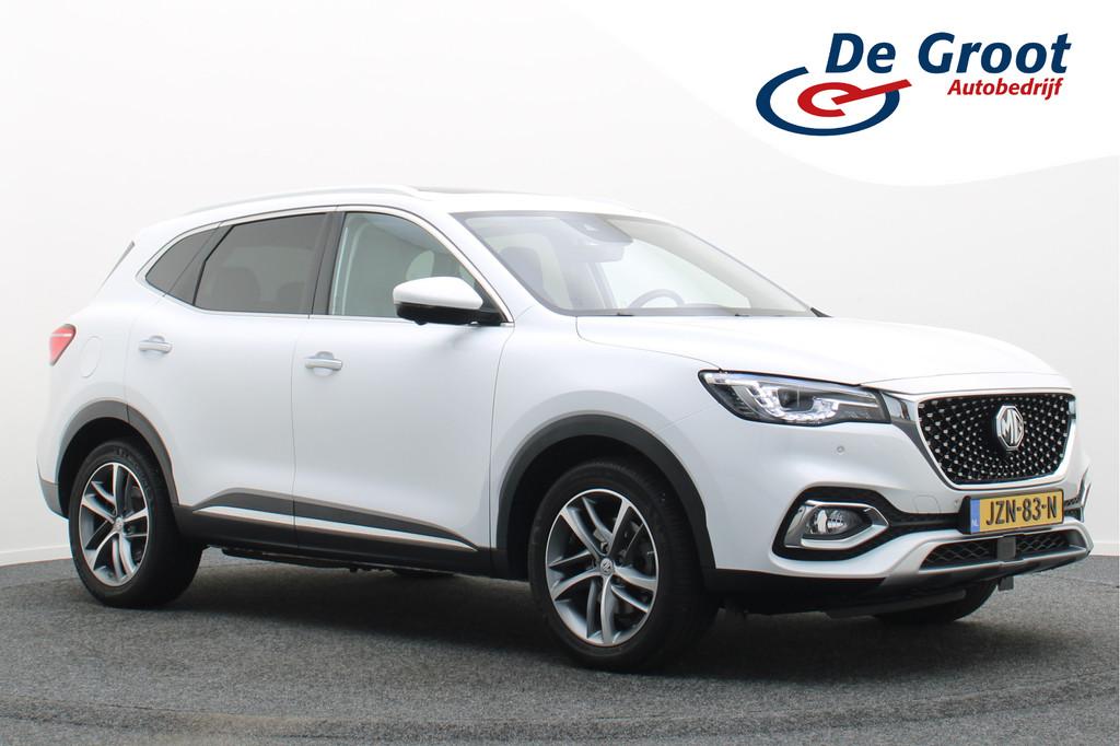 MG EHS 1.5 TGDI `PHEV Luxury Leer, 360 Camera, ACC, Panora, Auto's, Gebruikt, 4 cilinders, Adaptive Cruise Control, Wit