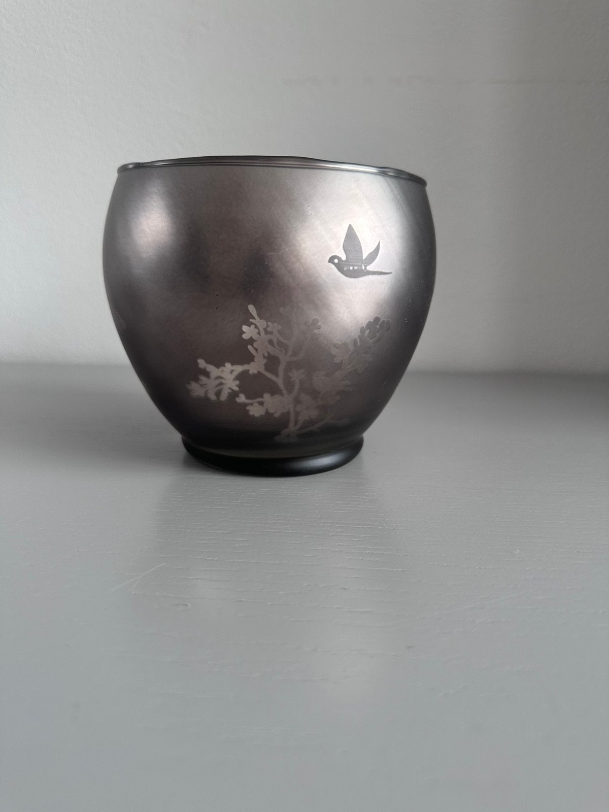Glazen Theelichthouder, Windlicht, Ophalen of Verzenden, 11 cm, Glas