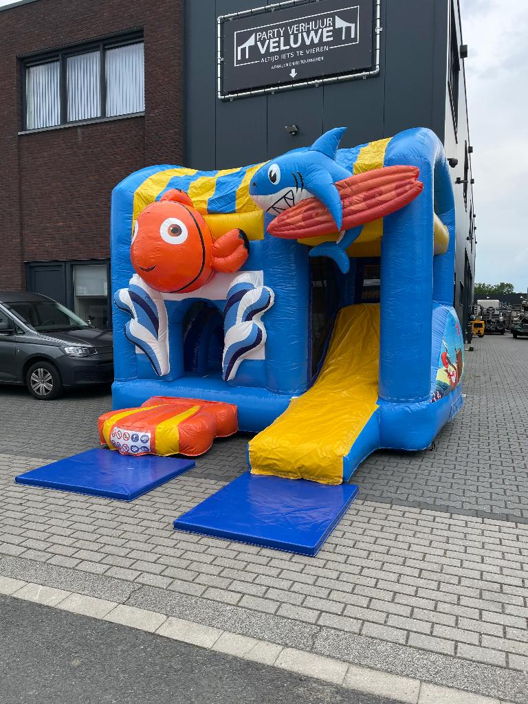 Seaworld Multiplay Springkussen | PartyverhuurVeluwe, Ophalen of Verzenden, Zo goed als nieuw, Overige