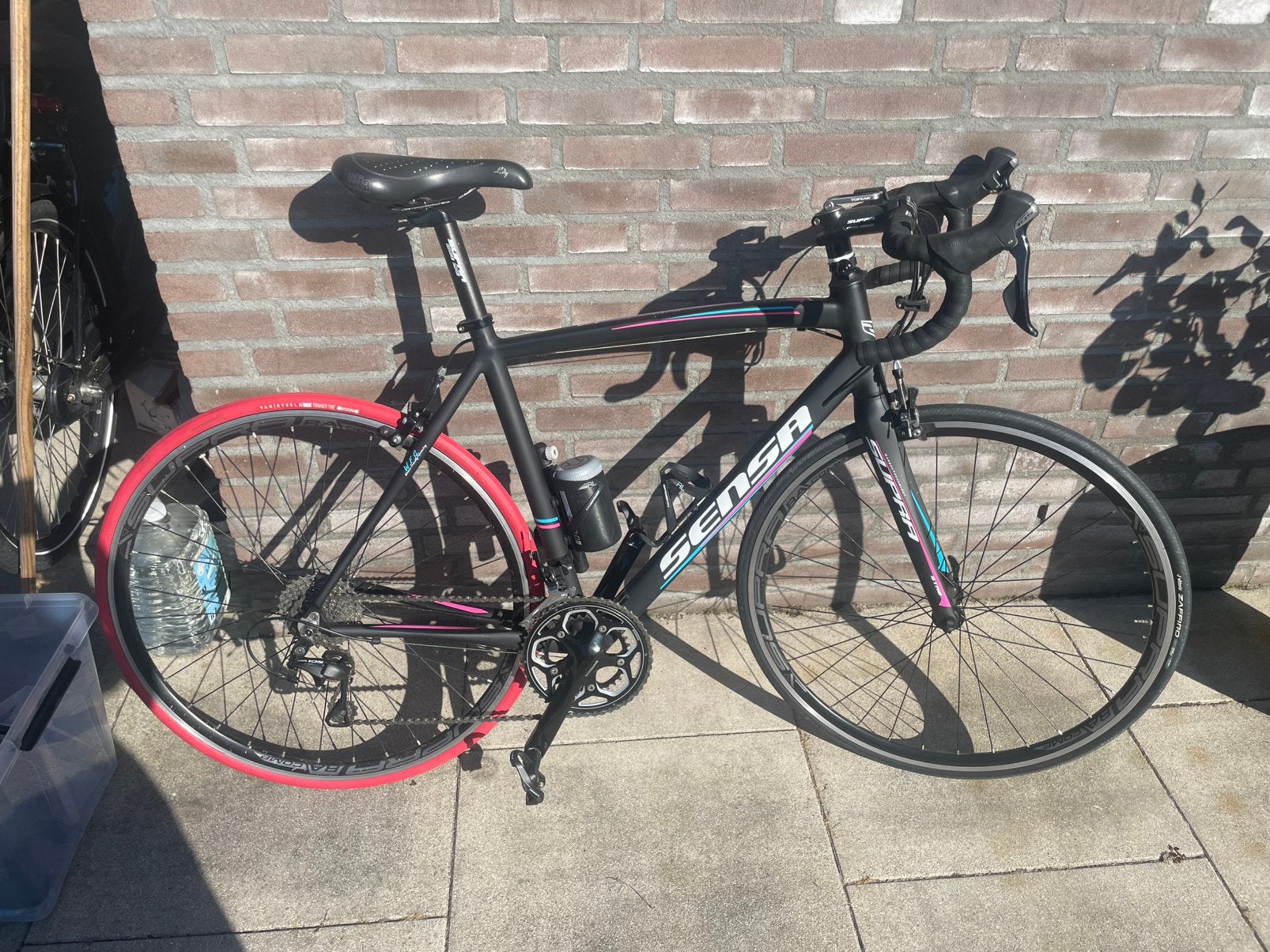 Sensa latina dames racefiets, Aluminium, Zo goed als nieuw, Meer dan 20 versnellingen, 53 tot 57 cm