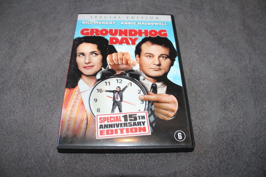 DVD Groundhog Day, Cd's en Dvd's, Dvd's | Komedie, Vanaf 6 jaar, Ophalen of Verzenden, Gebruikt, Romantische komedie