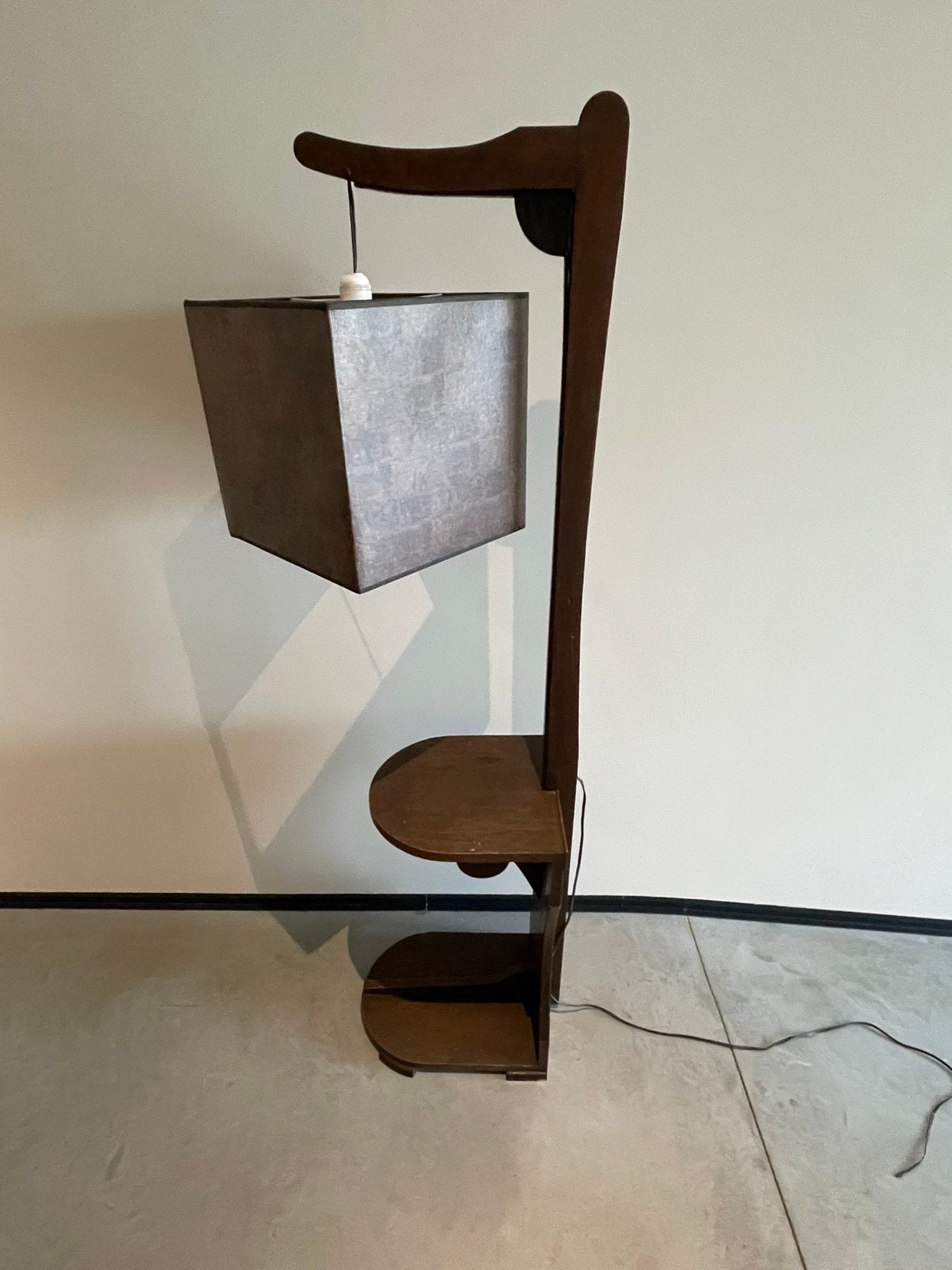 Oude antieke amsterdamse school vloerlamp, Ophalen, Gebruikt, 150 tot 200 cm