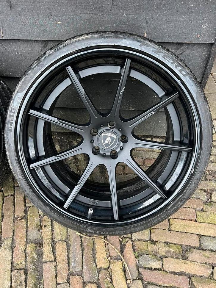 Lamborghini Huracan velgen 5x112 20 en 21 inch Pirelli TPMS, Auto-onderdelen, Banden en Velgen, Gebruikt, Niet ingevuld, 21 inch