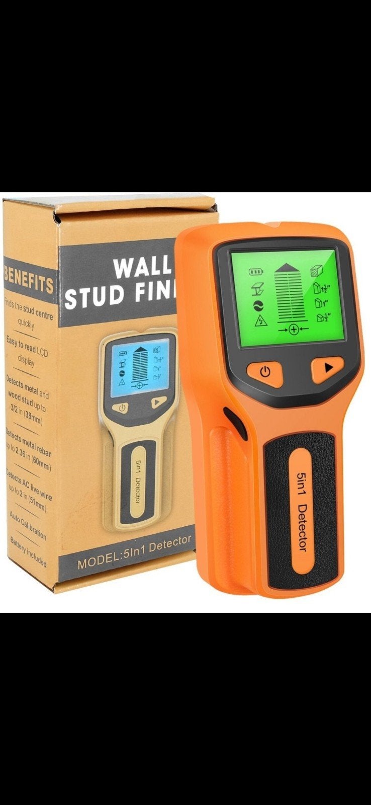 Muurdetector 5-in-1 / Stud Finder, Ophalen of Verzenden, Nieuw