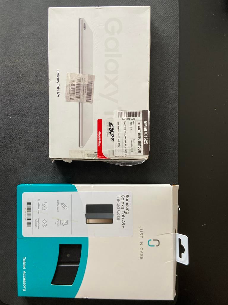 Samsung Galaxy Tab A9+ 64GB met hoes, Computers en Software, Android Tablets, 9 inch, Usb-aansluiting, Verzenden, Zo goed als nieuw