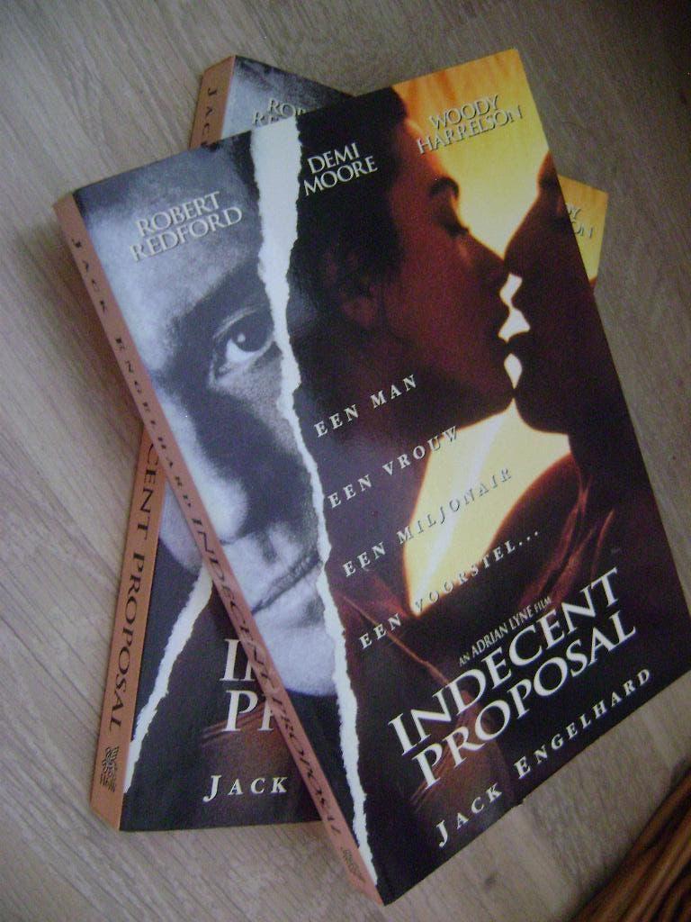 JACK ENGELHARD Indecent Proposal (NL) boek van de film, Ophalen of Verzenden, Gelezen