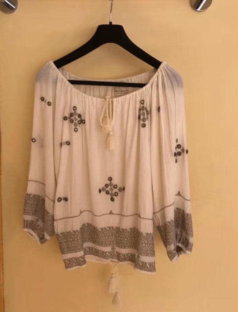 Denim & Supply Ralph Lauren mooie boho peasant blouse XS/M, Overige kleuren, Verzenden, Denim&Supply Ralph Lauren, Maat 34 (XS) of kleiner