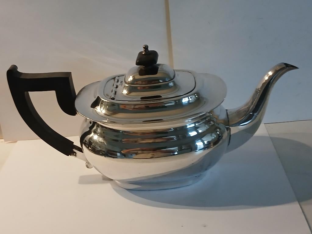 Vintage Viners off Sheffield Silver Plated Theepot Jaren 30., Overige materialen, Gebruikt, Overige typen, Ophalen of Verzenden