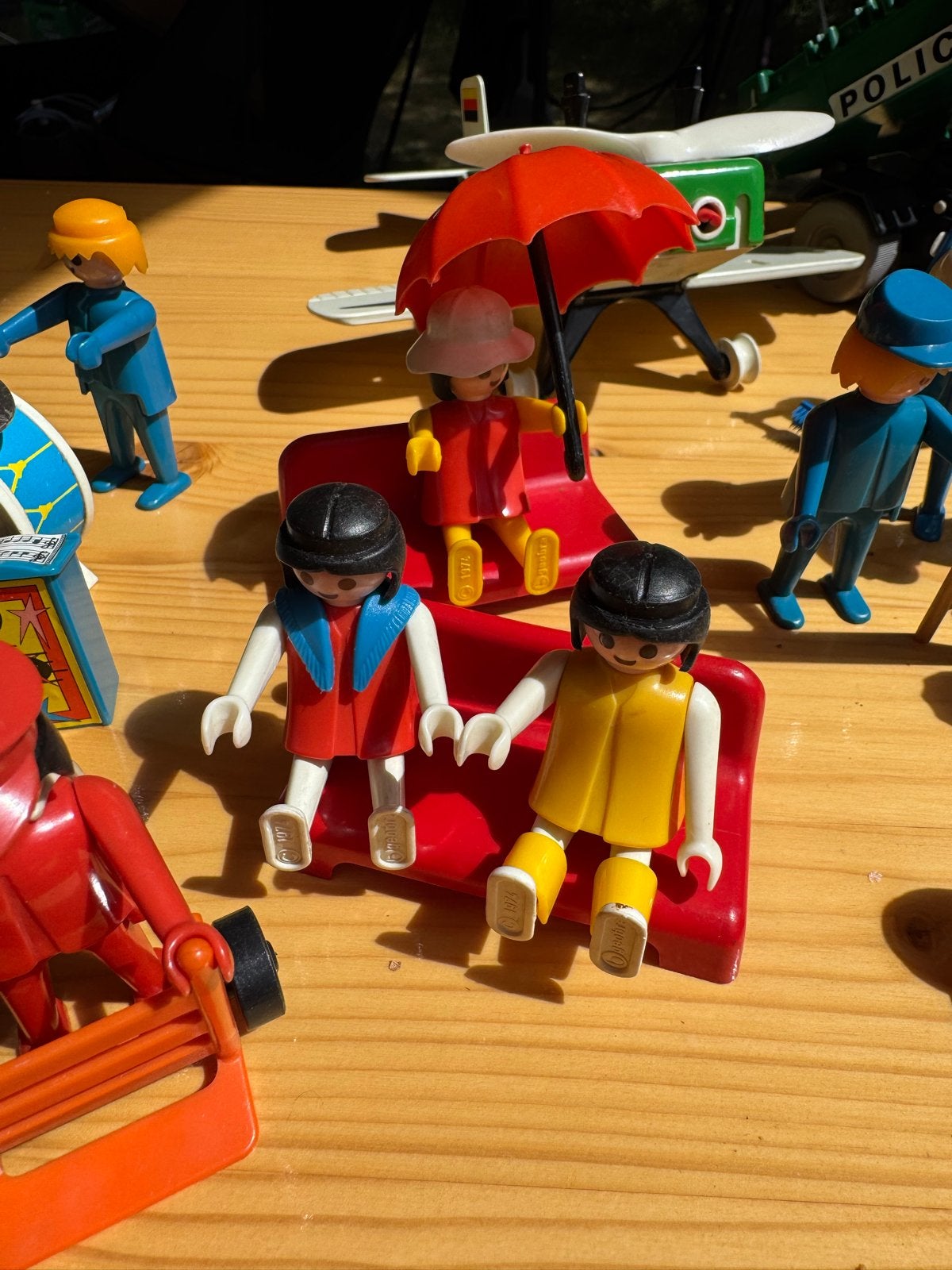 Grote vintage Playmobil collectie, geobra 1974, Verzenden, Gebruikt, Complete set, Overige typen