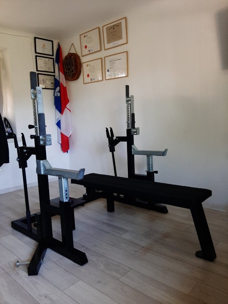 TTEKA Powerlifting 2025 Competition combo rack (LF-46), Sport en Fitness, Benen, Nieuw, Metaal, Krachtstation