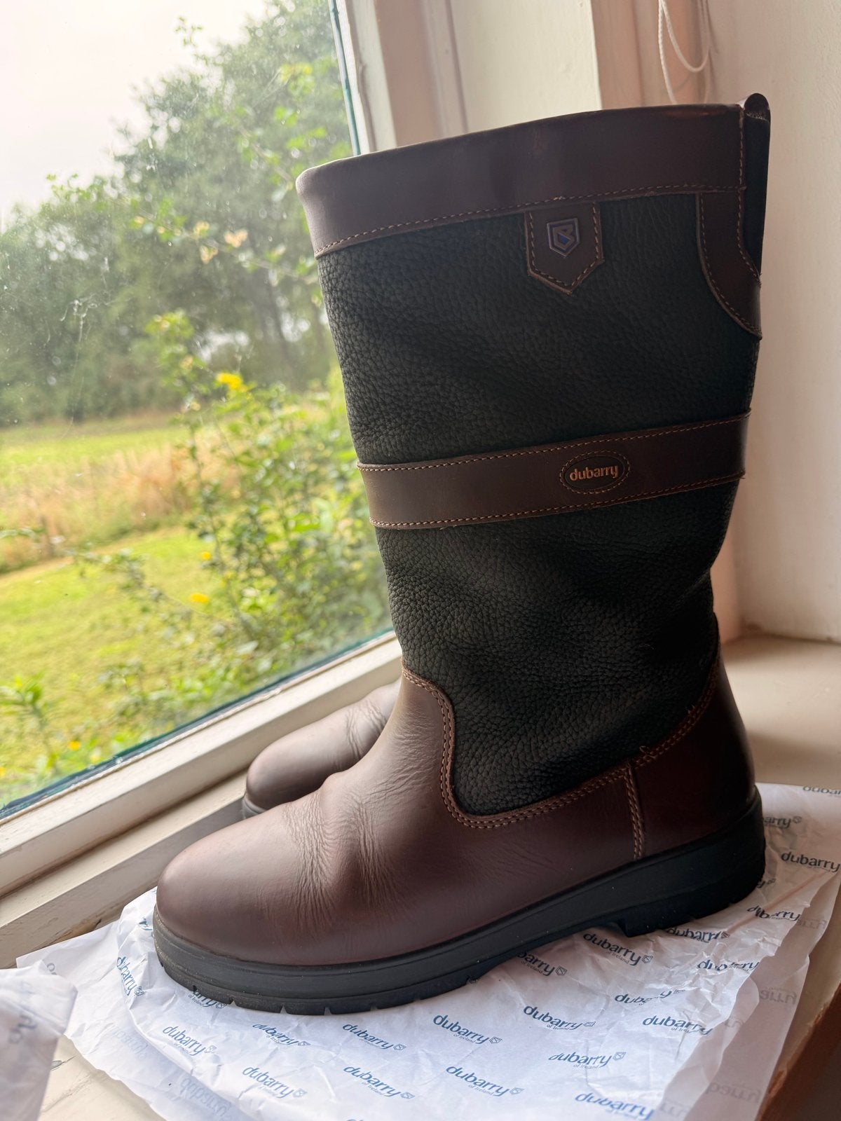 Dubarry Galway laarzen - Maat 41, Kleding | Dames, Hoge laarzen, Bruin, Ophalen of Verzenden, Zo goed als nieuw