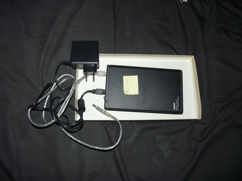 Vintage Eminent externe HDD 40gb, Gebruikt, HDD, Ophalen of Verzenden, 40gb