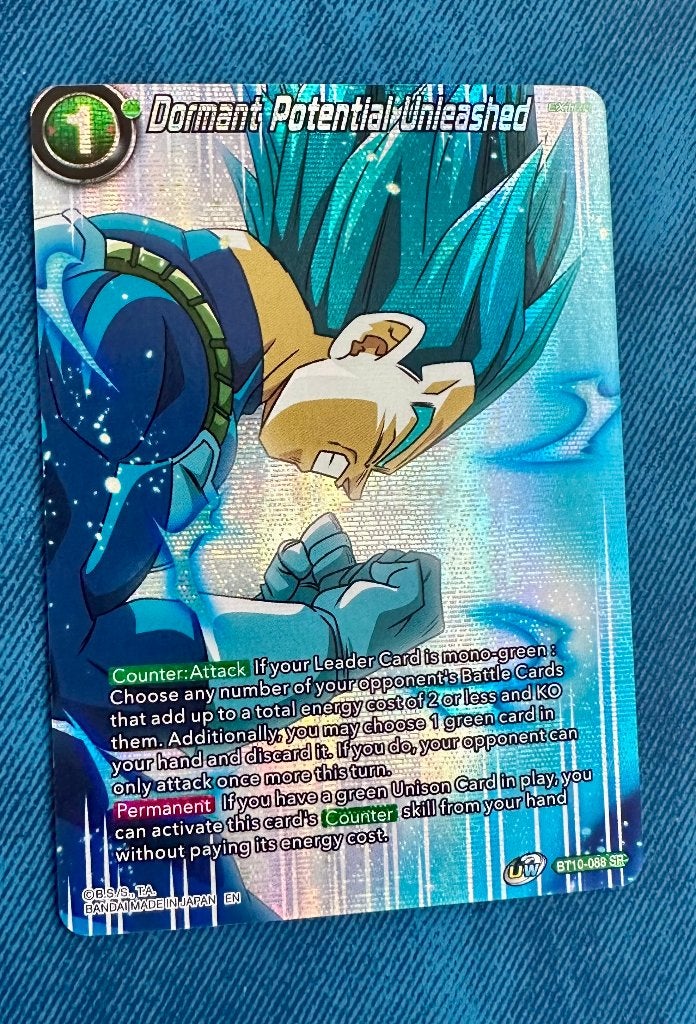 Dormant Potential Unleashed - Vegeta, Hobby en Vrije tijd, Verzenden, Nieuw, Losse kaart, Foil