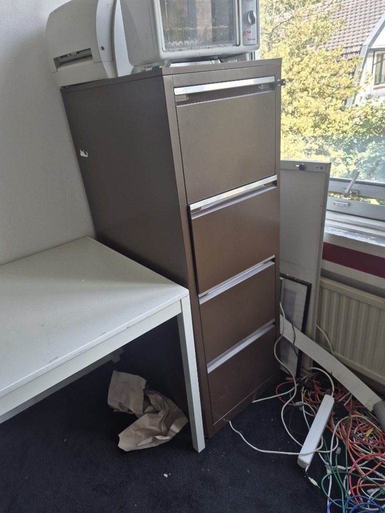 Metalen dossier kast, Ophalen, Gebruikt, 100 tot 150 cm, 50 tot 100 cm