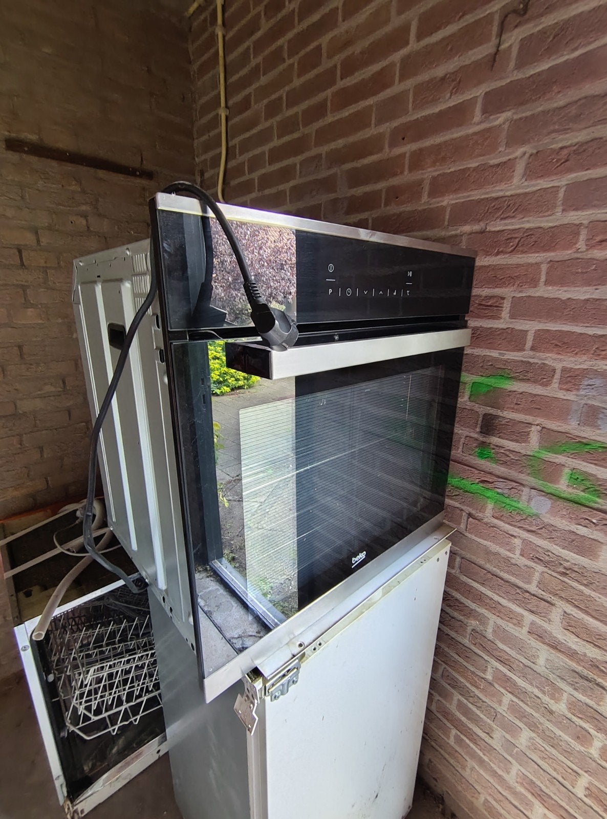 Beko Oven - Werkend, binnenkant vies, ophalen Ommoord, Ophalen, Gebruikt, Inbouw, Oven