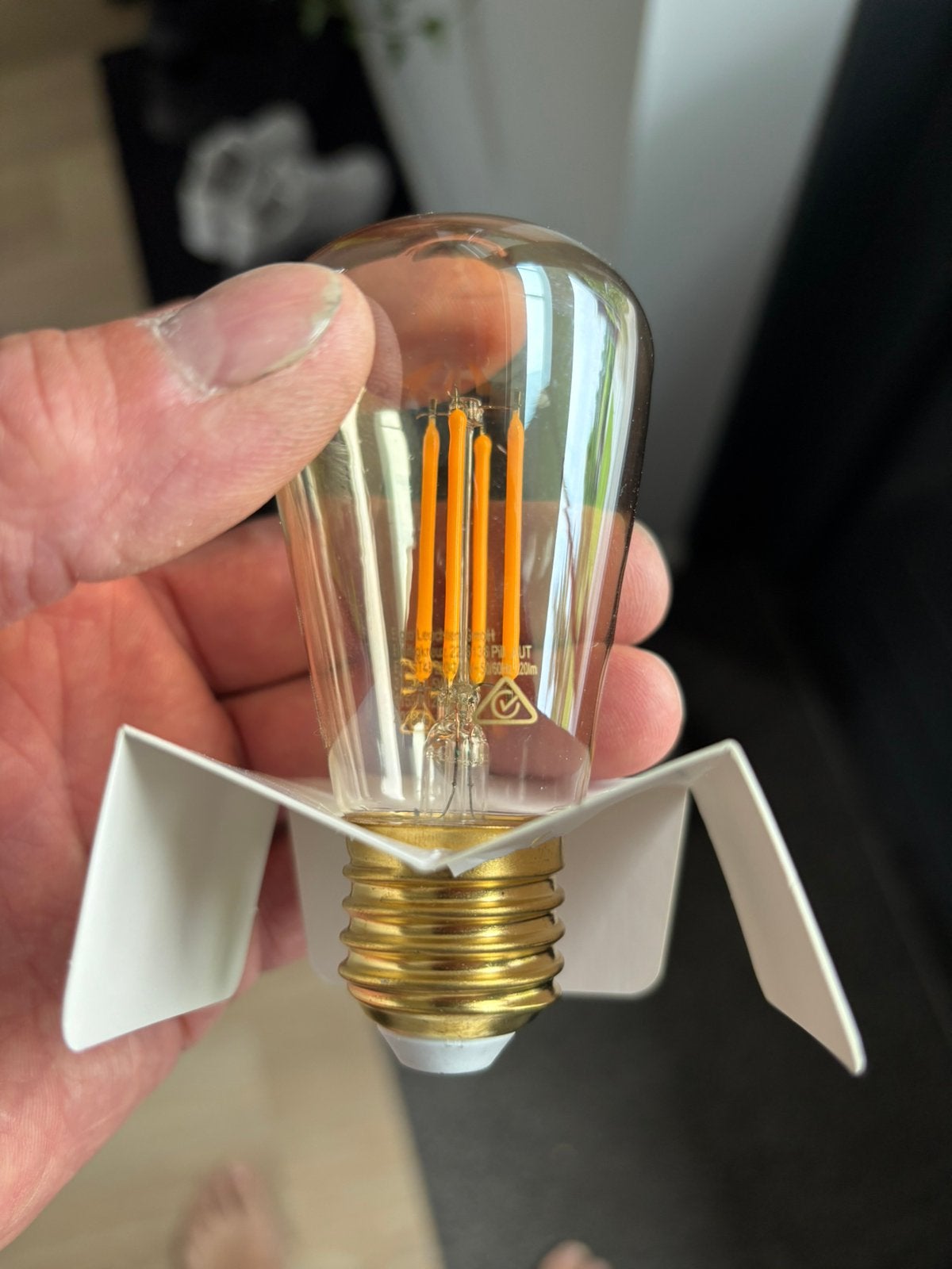 Led lampen, Ophalen of Verzenden, Zo goed als nieuw, Filament , warm licht,