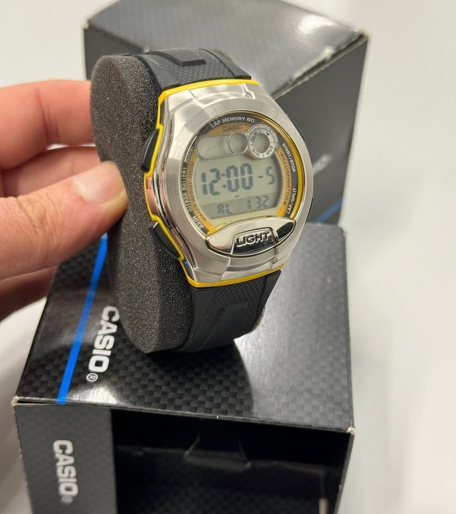 CASIO COLLECTION W752-9B Light horloge NIEUW en waterdicht, Zwart, Nieuw, Ophalen of Verzenden, H