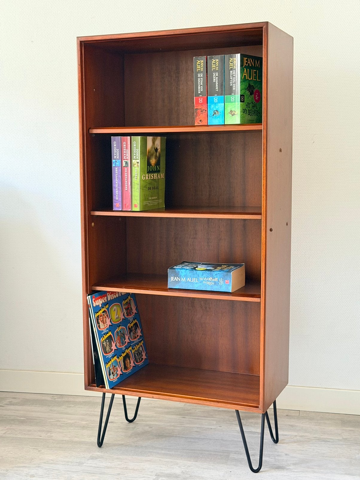 Vintage Formule Kempkes Boekenkast | retro boekenkast |, Ophalen, Met plank(en), 100 tot 150 cm, 50 tot 100 cm