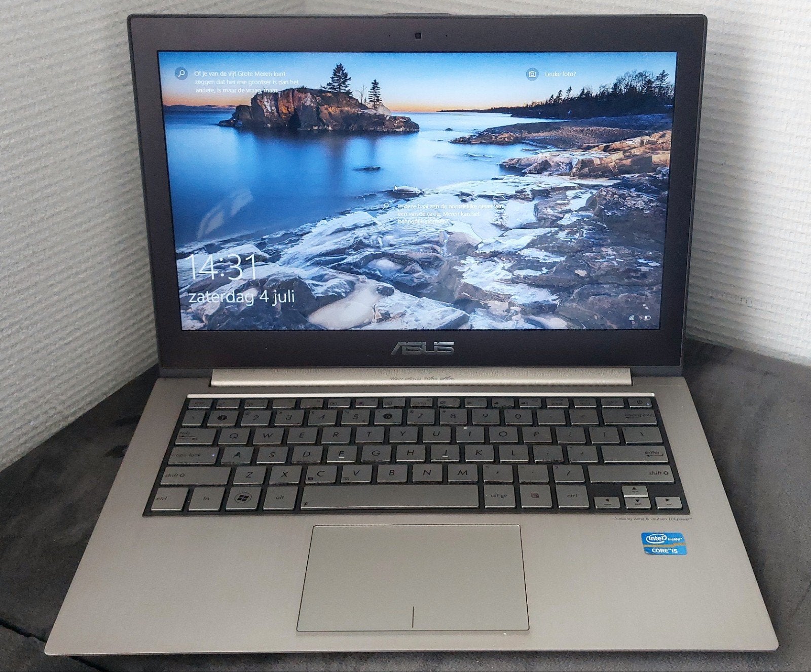 Asus i5 13 inch, Computers en Software, Windows Laptops, Qwerty, 13 inch, Ophalen of Verzenden, Zo goed als nieuw