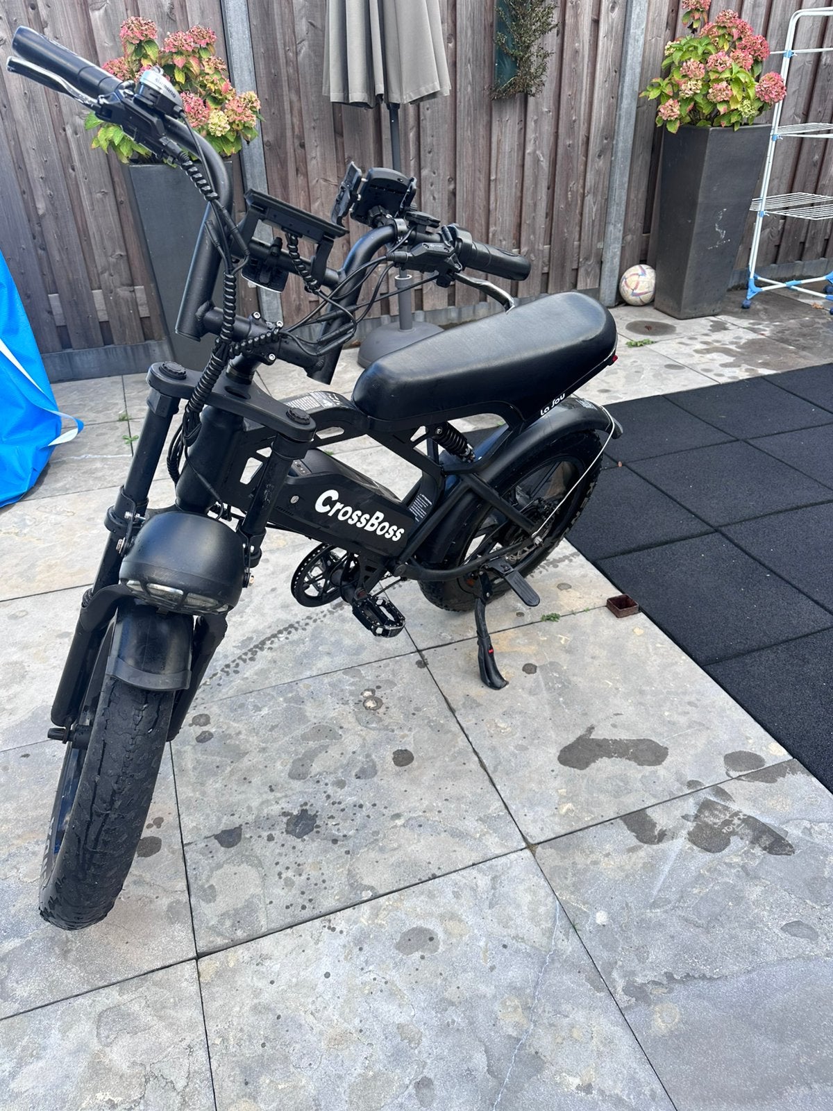 Crossboss V20Pro fatbike - zwart - 7.825km, Ophalen, Gebruikt, Overige modellen
