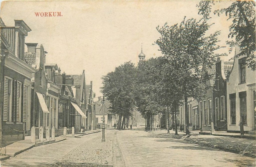 701-127-005 Workum, Verzenden, Voor 1920, Friesland