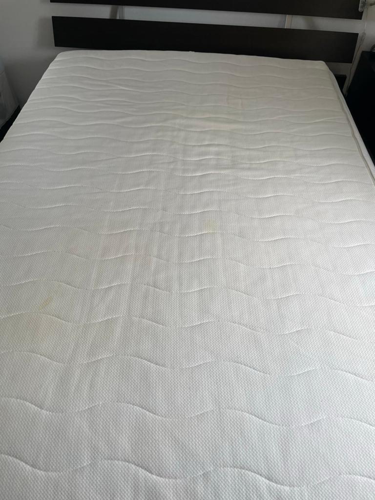 Matras topper 140x200 cm met wasbare hoes, Huis en Inrichting, Slaapkamer | Matrassen en Bedbodems, Gebruikt, Tweepersoons, Matras