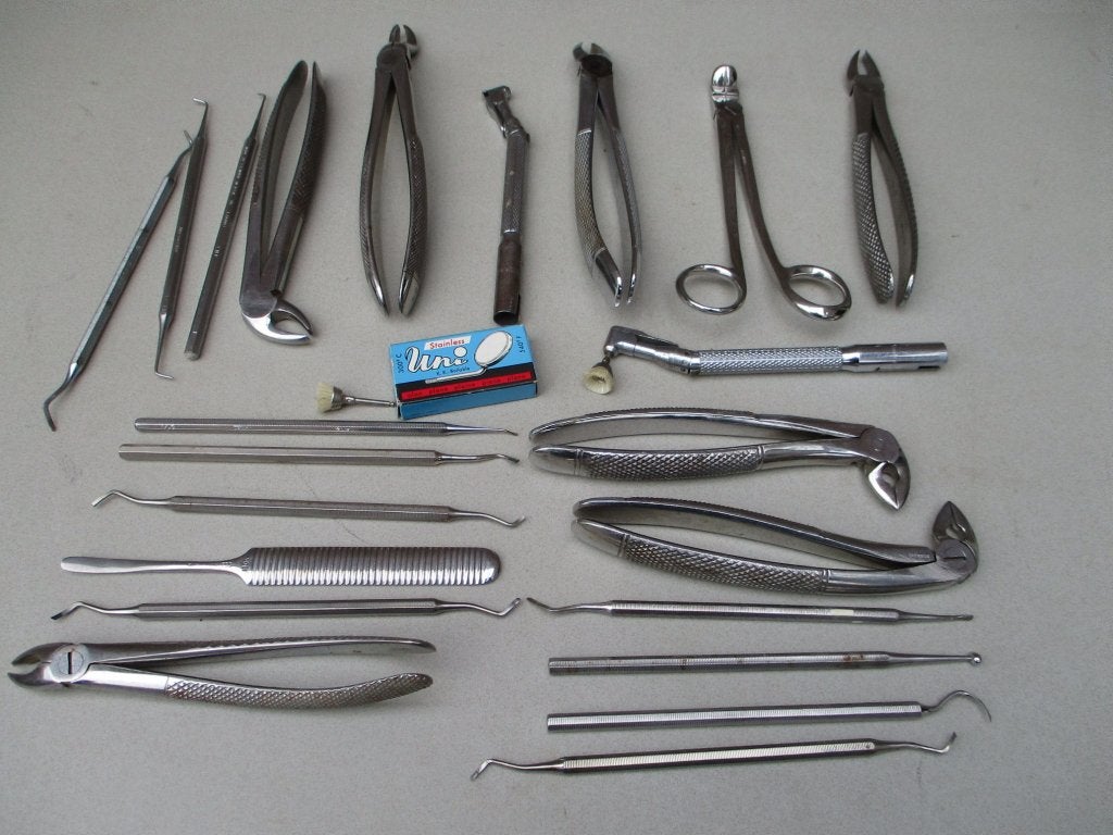 Partij tandarts gereedschap., Ophalen of Verzenden