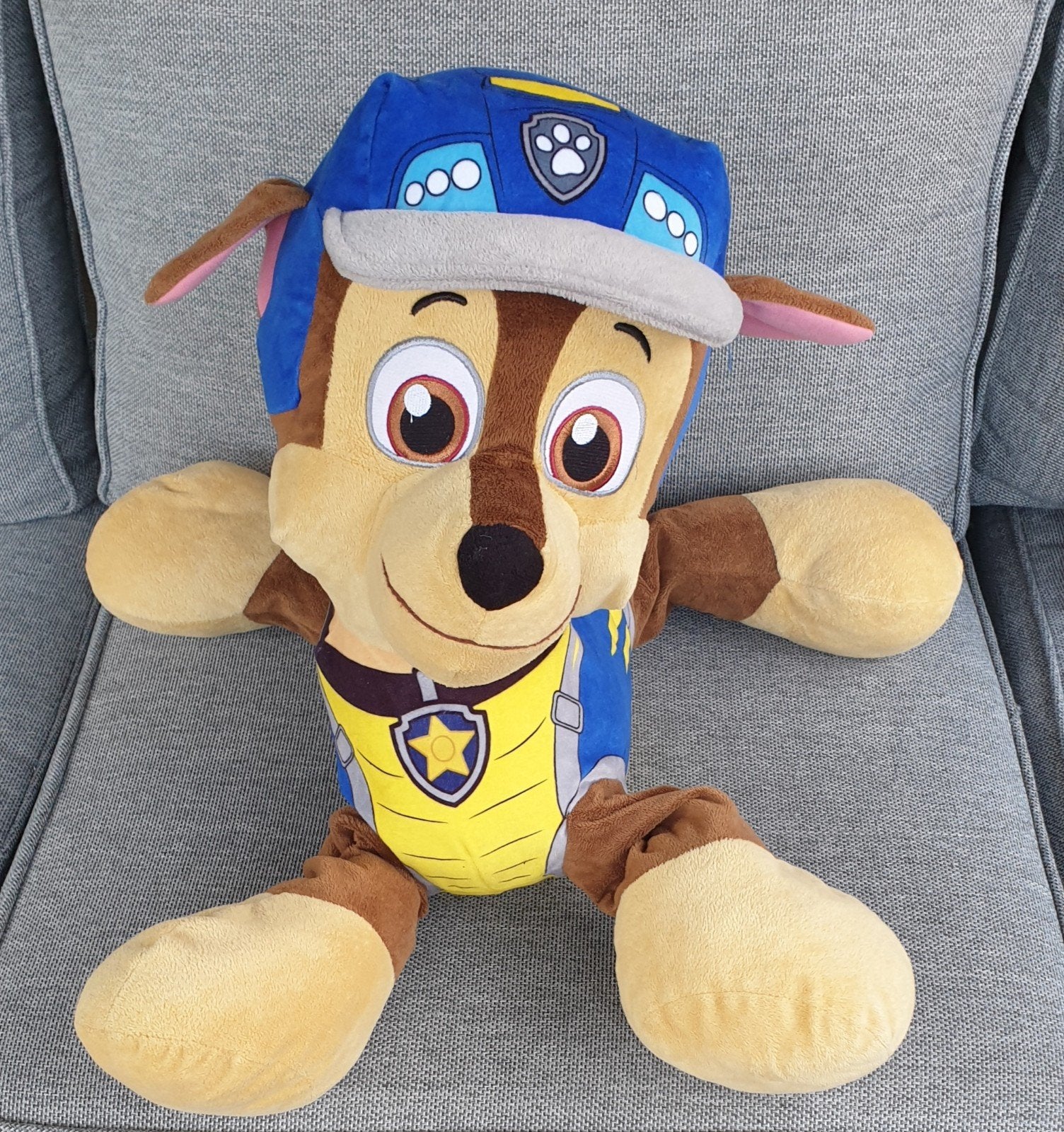 Grote Paw Patrol Chase knuffel - ca. 50 cm, Kinderen en Baby's, Speelgoed | Knuffels en Pluche, Ophalen of Verzenden, Zo goed als nieuw