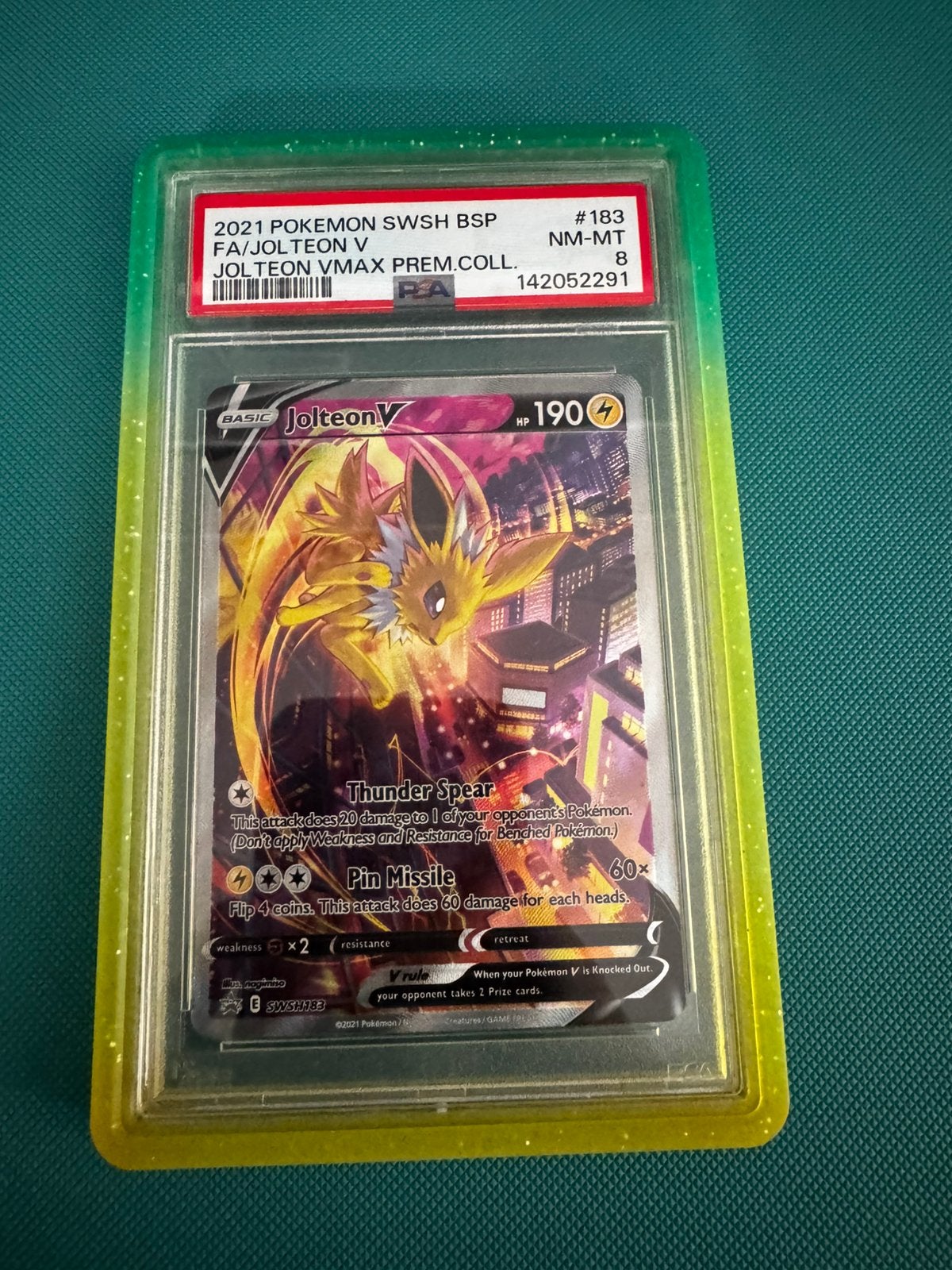 Jolteon v prem coll psa 8 #183, Ophalen of Verzenden