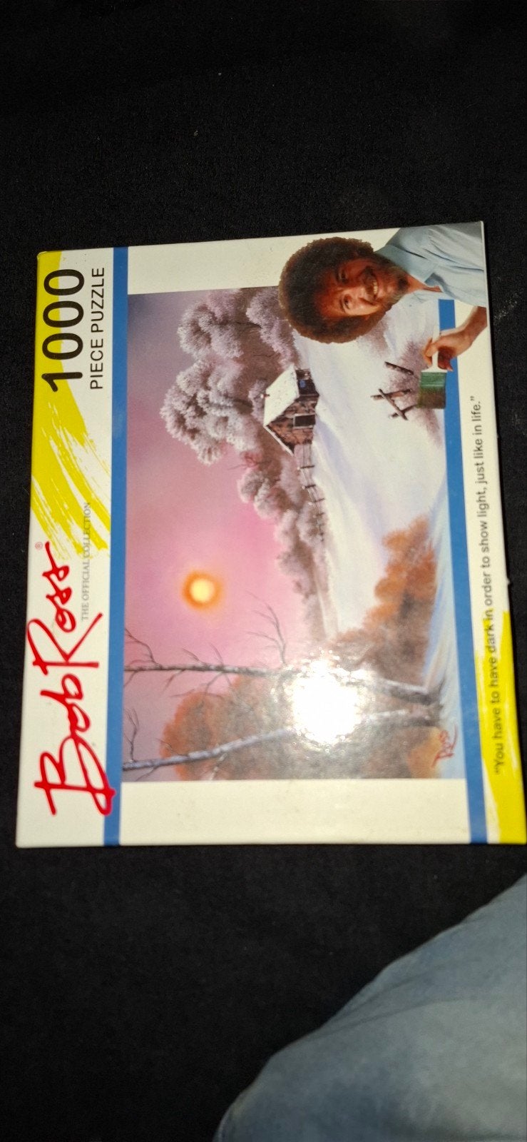 Bob Ross legpuzzel 1000 stukjes - Zo goed als nieuw, Ophalen of Verzenden, 500 t/m 1500 stukjes, Zo goed als nieuw, Legpuzzel