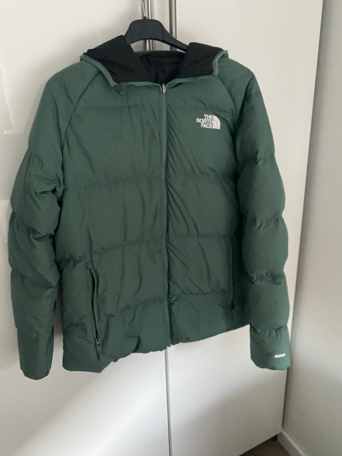 The North Face Puffer Jas Groen - Maat 13/14 jaar, Ophalen of Verzenden, Zo goed als nieuw, Jongen of Meisje, Jas