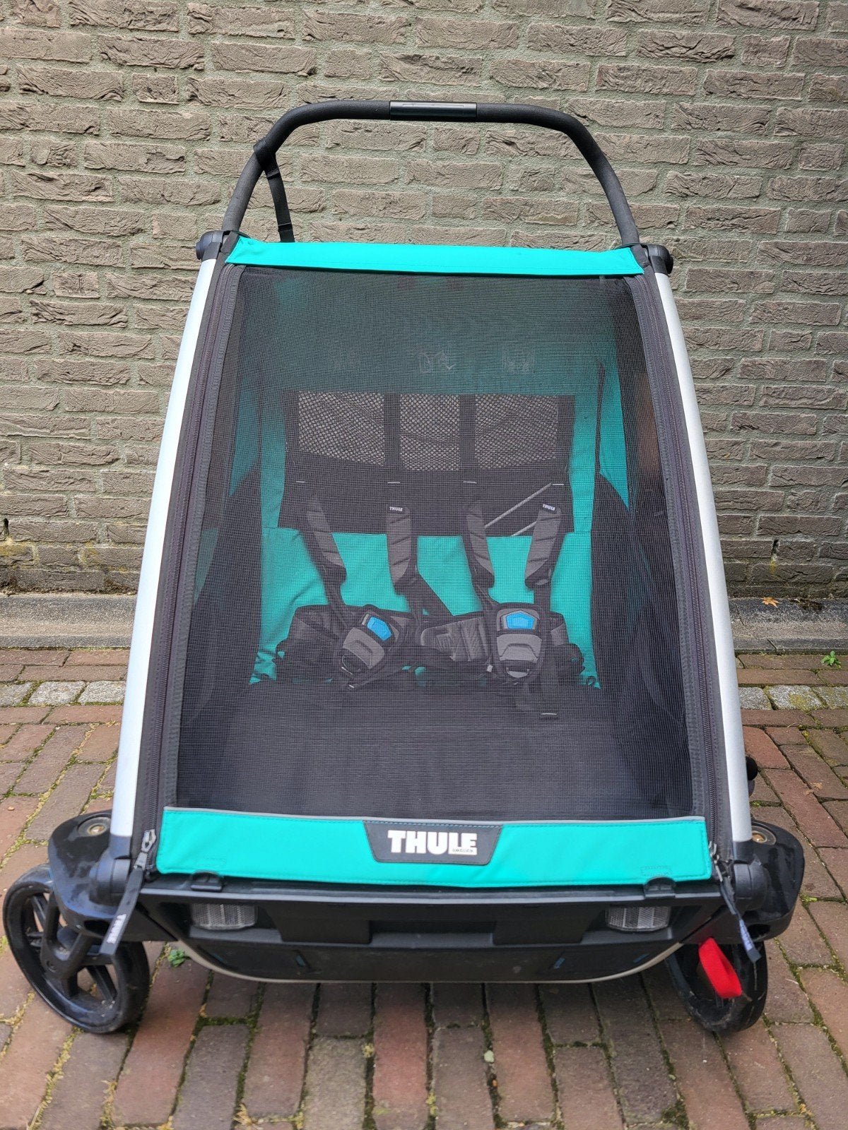 thule chariot lite 2 fietskar, Fietsen en Brommers, Ophalen, Gebruikt, Opvouwbaar, Thule Chariot